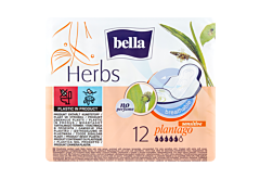 Bella Herbs Plantago Podpaski higieniczne 12 sztuk