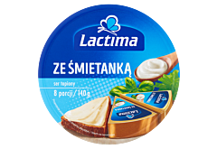 Lactima Ser topiony ze śmietanką 140 g (8 x 17,5 g)