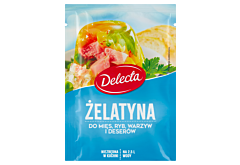 Delecta Żelatyna do mięs ryb warzyw i deserów 50 g