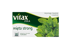 Vitax Zioła Herbatka ziołowa mięta strong 30 g (20 x 1,5 g)