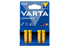 Varta Longlife AAA LR03 1,5 V Bateria alkaliczna 4 sztuki