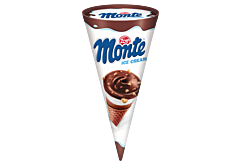 Zott Monte Lody śmietankowe i lody czekoladowo-orzechowe z sosem czekoladowo-orzechowym 120 ml