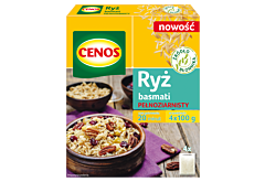 Cenos Ryż basmati pełnoziarnisty 400 g (4 x 100 g)