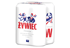 Żywiec Premium Piwo jasne 4 x 500 ml