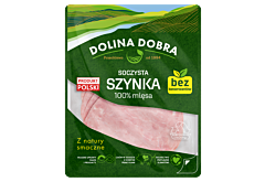 Dolina Dobra Soczysta szynka 100 % mięsa 100 g