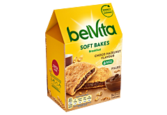 belVita Breakfast Ciastka zbożowe z nadzieniem o smaku czekoladowo-orzechowym 250 g