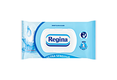 Regina Ultra Sensitive Nawilżany papier toaletowy z pantenolem 42 sztuki