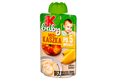 Kubuś Baby Mus+kaszka po 5 miesiącu jabłko banan 100 g