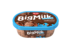 Big Milk Intense Lody smak czekoladowy z sosem czekoladowym i kawałkami czekolady 900 ml