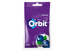 Orbit Blueberry Bezcukrowa guma do żucia 29 g (21 sztuk)