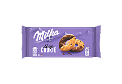 Milka Loop Cookie Ciastka z kawałkami czekolady 132 g (6 sztuk)