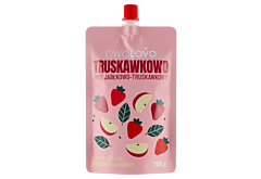 OWOLOVO Truskawkowo Mus jabłkowo-truskawkowy 200 g