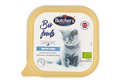 Butcher's Bio Foods Karma dla dorosłych kotów pasztet z rybą 85 g