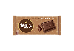 Wawel Czekolada delikatnie gorzka 43 % Cocoa 90 g