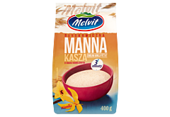 Melvit Błyskawiczna kasza manna o smaku waniliowym 400 g