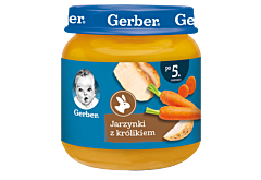 Gerber Jarzynki z królikiem dla niemowląt po 5. miesiącu 125 g