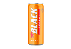 Black Energy Mango Gazowany napój energetyzujący 250 ml