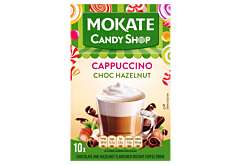 Mokate Candy Shop Cappuccino o smaku czekoladowo orzechowym 220 g (10 x 22 g)