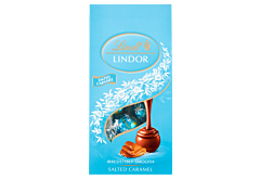 Lindt Lindor Pralinki z czekolady mlecznej z nadzieniem karmelowym 100 g