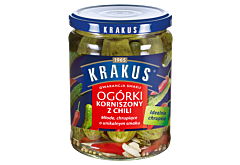 Krakus Ogórki korniszony z chili 500 g