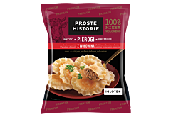 Proste Historie Pierogi premium z wołowiną 400 g