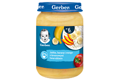 Gerber Jabłka banany i mango z delikatnym twarożkiem po 6. miesiącu 190 g