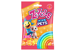 Zozole Home Pets Mix żelków o smaku pomarańczowym truskawkowym i cytrynowym 75 g