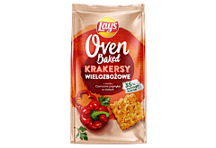 Lay's Oven Baked Krakersy wielozbożowe o smaku czerwona papryka w ziołach 80 g