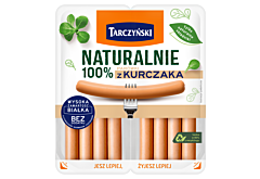 Tarczyński Naturalnie Parówki 100 % z kurczaka 160 g (2 x 80 g)