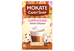 Mokate Candy Shop Cappuccino o smaku śmietankowym 220 g (10 x 22 g)      