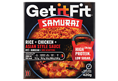 Get it Fit Samurai Ryż + kurczak + sos azjatycki 420 g