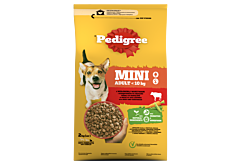 Pedigree Mini Adult <10 kg Sucha karma dla psów z wołowiną i warzywami 2 kg