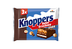 Knoppers Dark Baton orzechowy 120 g (3 x 40 g)