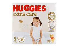 Huggies Extra Care Pieluchy 5 11-25 kg 28 sztuk