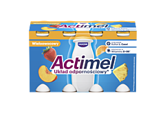 Actimel Napój jogurtowy o smaku wieloowocowym 800 g (8 x 100 g)