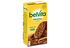 belVita Breakfast Ciastka zbożowe o smaku kakaowym z kawałkami czekolady 300 g