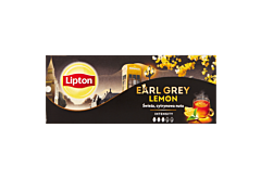 Lipton Earl Grey Lemon Herbata czarna aromatyzowana 50 g (25 torebek)