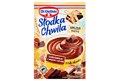 Dr. Oetker Słodka Chwila Kaszka manna czekoladowa z belgijską czekoladą 50 g