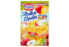 Dr. Oetker Słodka Chwila Owocowy Duet Kisiel z kawałkami owoców jabłko & gruszka 31,5 g