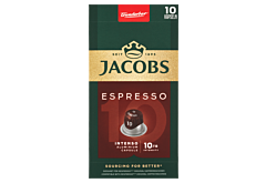 Jacobs Espresso Intenso Kawa mielona w kapsułkach 52 g (10 sztuk)