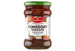 Urbanek Pomidory suszone w oleju z ziołami i pestkami dyni 270 g