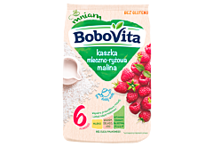 BoboVita Kaszka mleczno-ryżowa malina po 6 miesiącu 230 g