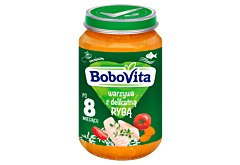 BoboVita Warzywa z delikatną rybą po 8 miesiącu 190 g