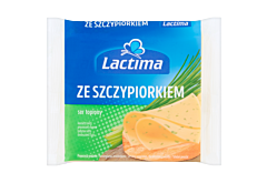 Lactima Ser topiony w plasterkach ze szczypiorkiem 130 g (8 x 16,25 g)