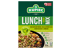 Kupiec Lunch Mix Kasza gryczana kasza jęczmienna soczewica zielona czarnuszka 400 g (4 x 100 g)