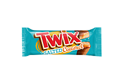 Twix Salted Caramel Ciasteczka oblane karmelem i mleczną czekoladą 46 g (2 x 23 g)