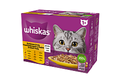 Whiskas Mokra karma dla kotów drobiowa uczta galaretka 1,02 (12 x 85 g)