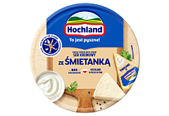 Hochland Ser kremowy ze śmietanką w trójkącikach 180 g (8 sztuk)