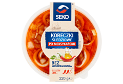 SEKO Koreczki śledziowe po meksykańsku 220 g