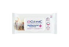 Cleanic Antibacterial Travel Pack Chusteczki odświeżające 40 sztuk